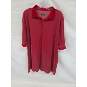 Callaway Golf  X Series polo, Size L, C-Tech, Red with White Dots. Opti-Dry
